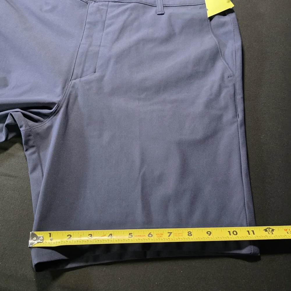 NWT All in Motion Men's Slate Flat Front Shorts,‎ Unlined Golf Shorts Size 38